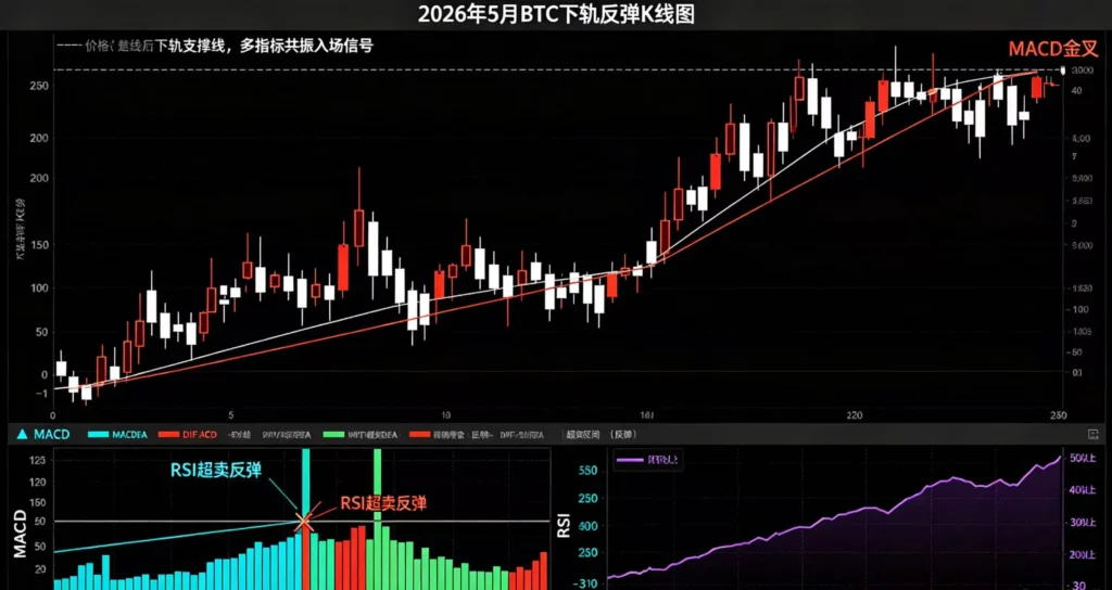 BTC 下轨反弹多指标共振入场信号