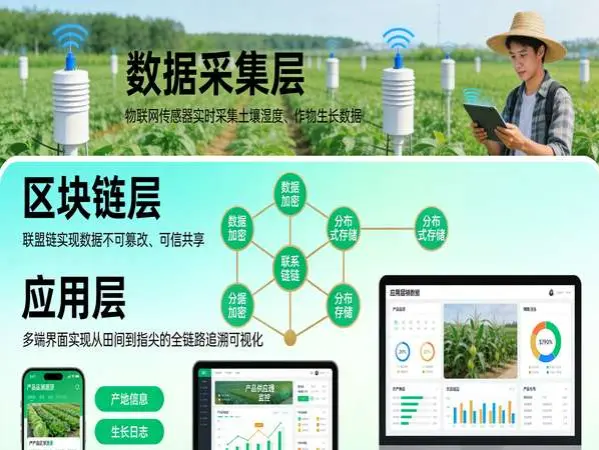 从田间到指尖全链路追溯技术架构