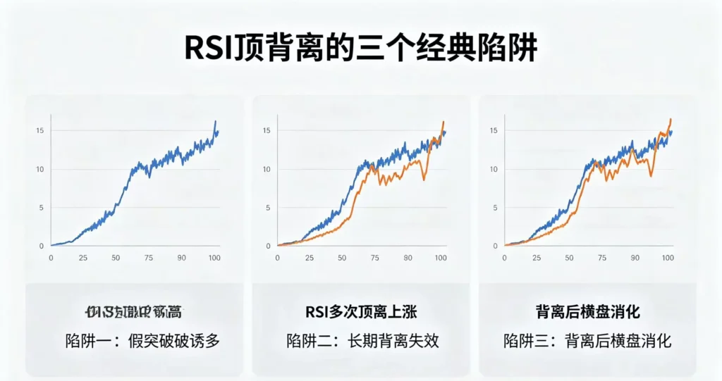 RSI 顶背离的三个经典陷阱
