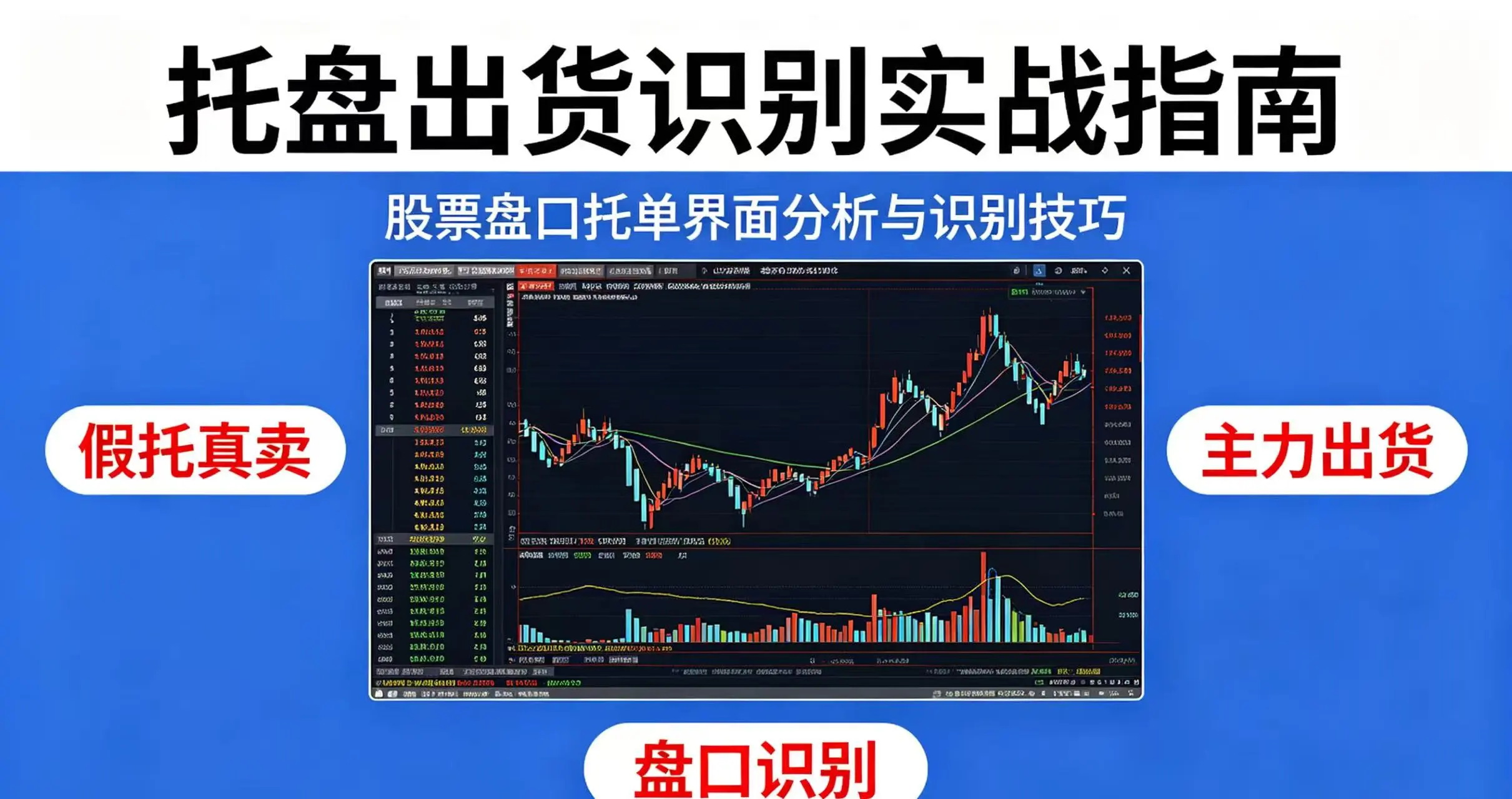 托盘出货识别|主力假托真卖的手法和盘中识别技巧