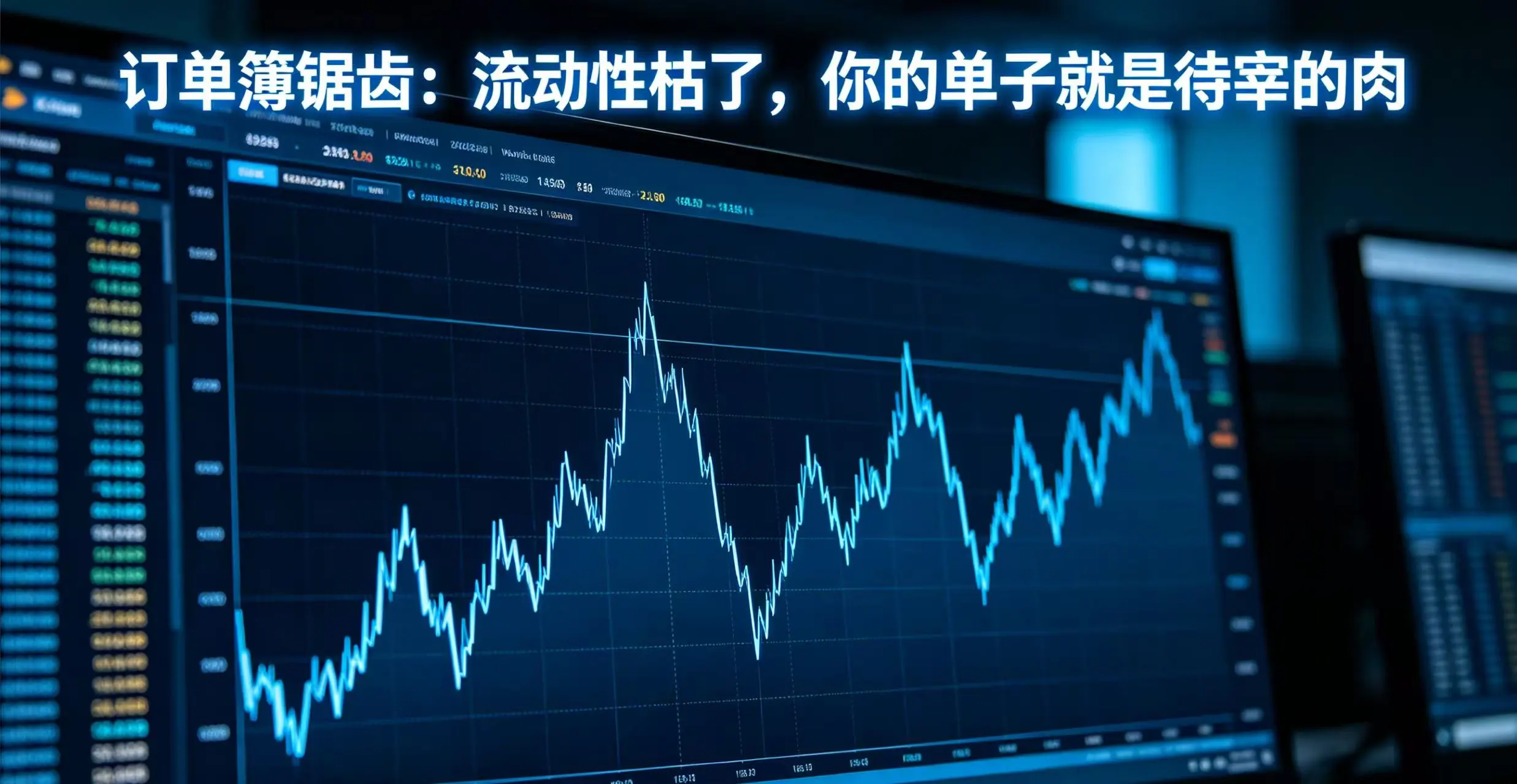 订单簿锯齿:流动性枯了,你的单子就是待宰的肉