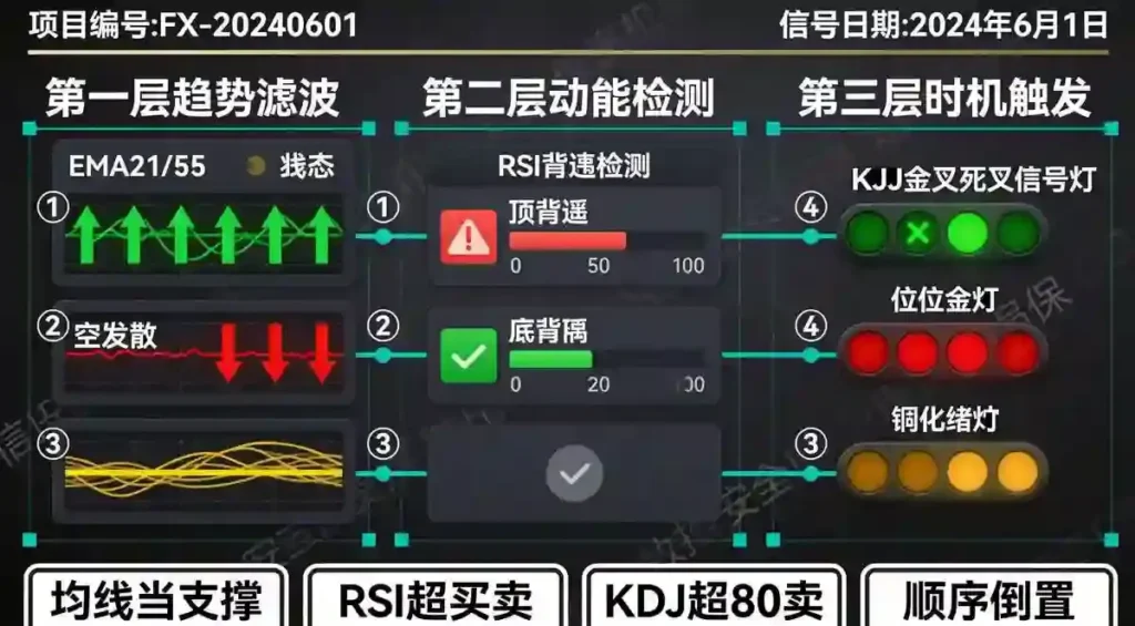 三层滤波信号链路面板