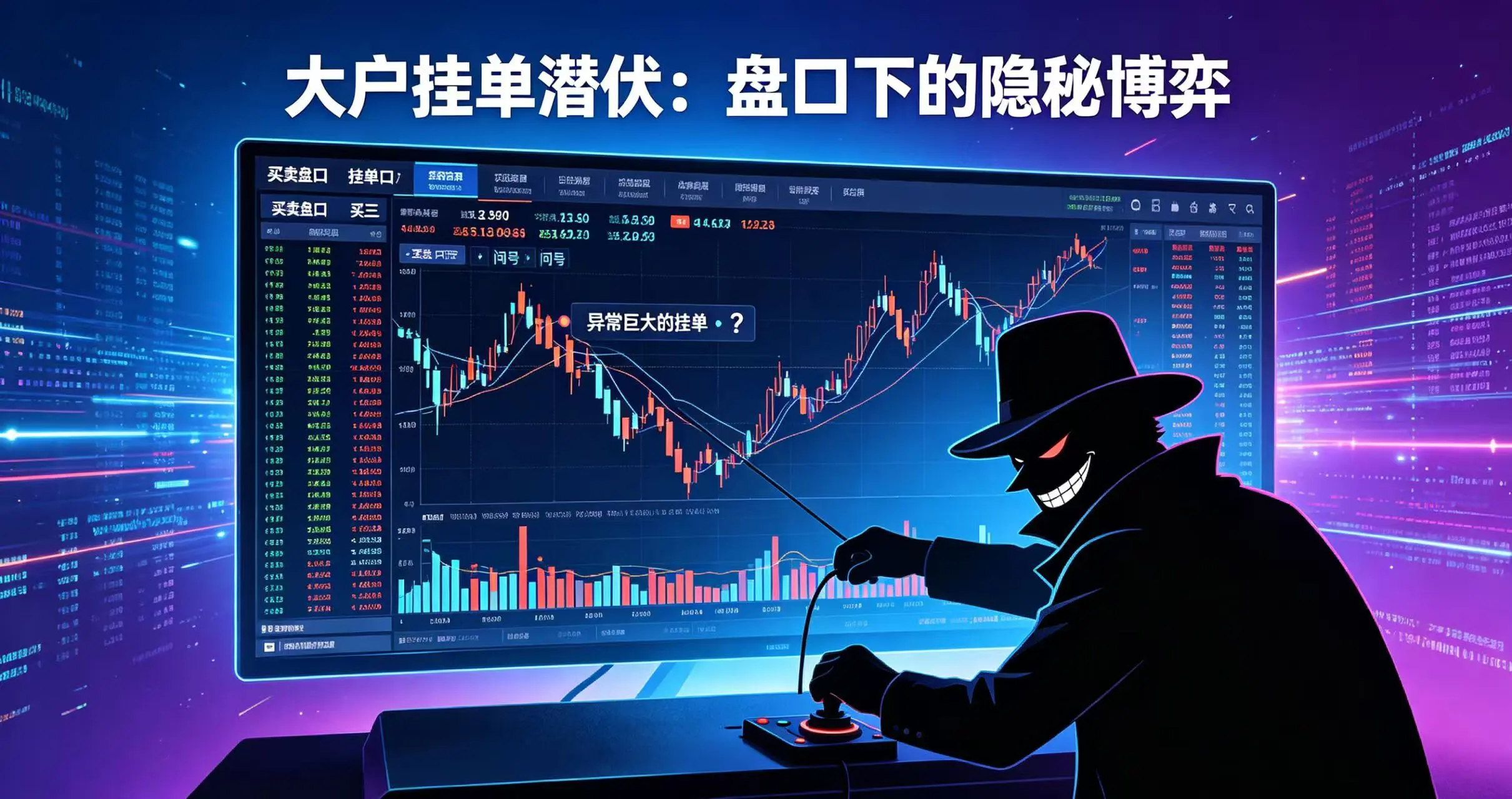 大户挂单潜伏:盘口上那些“隐身”的大单如何提前发现
