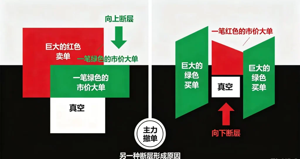 买卖盘断层形成机理图