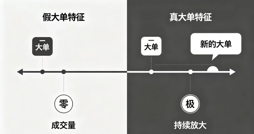 真假大单识别图