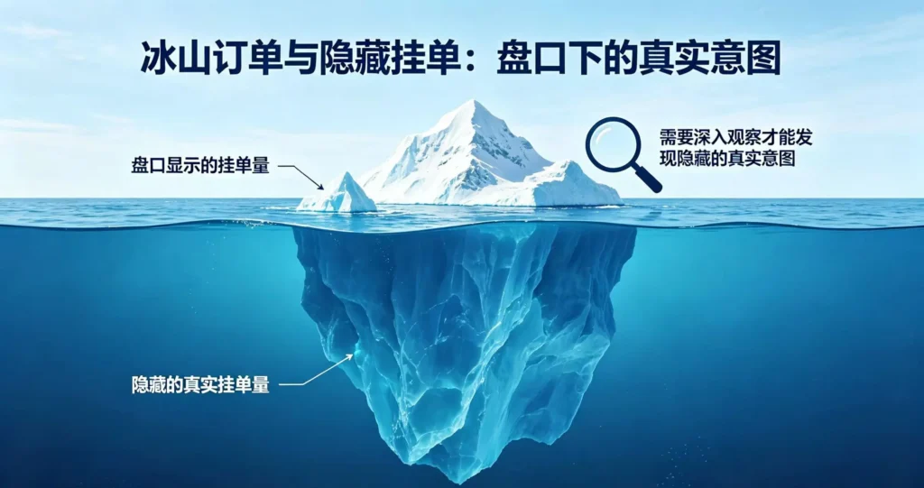 冰山订单与隐藏挂单意图图