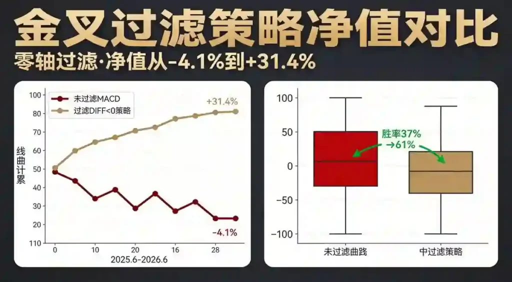 净值曲线过滤策略对比