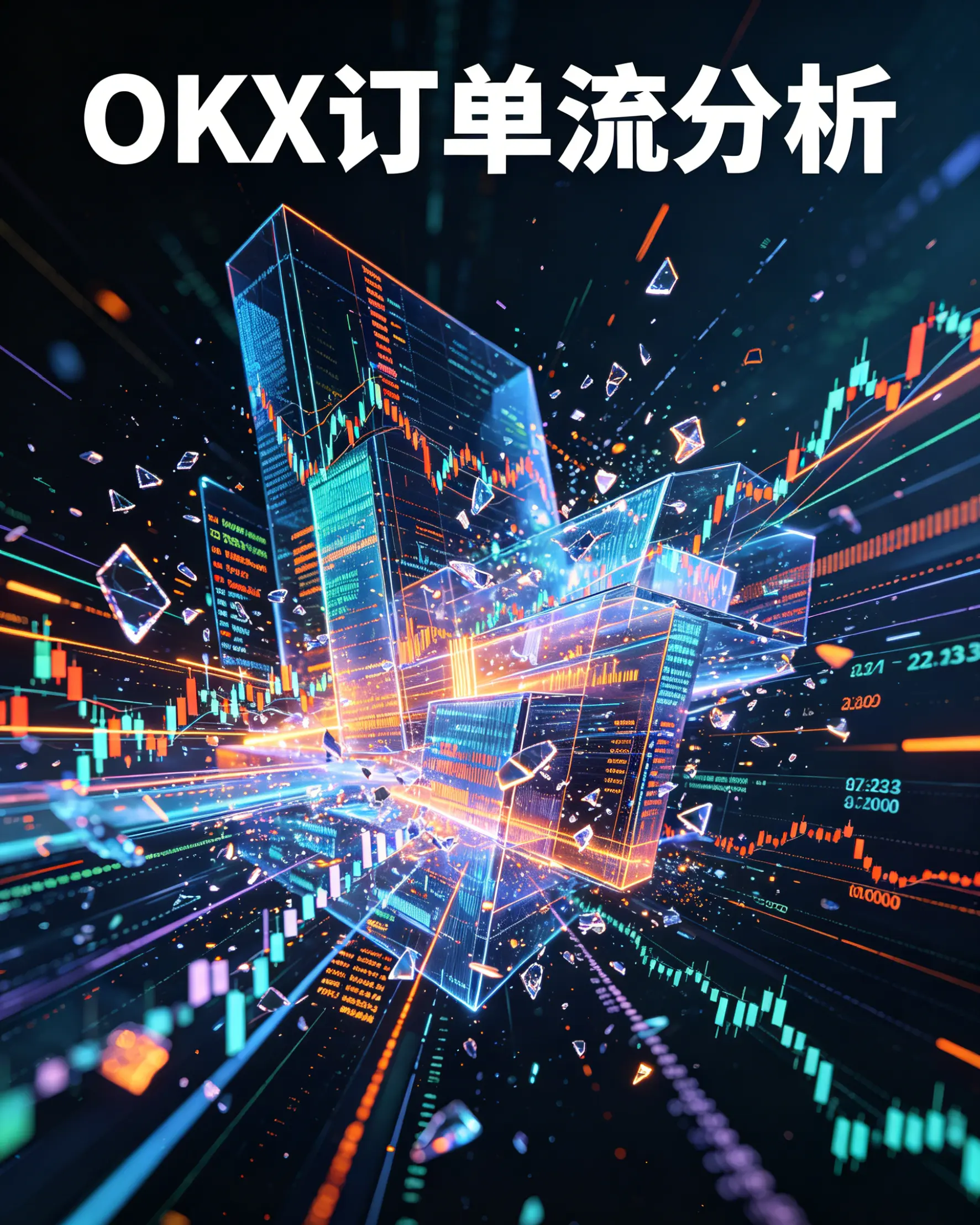 抽象订单流光结构