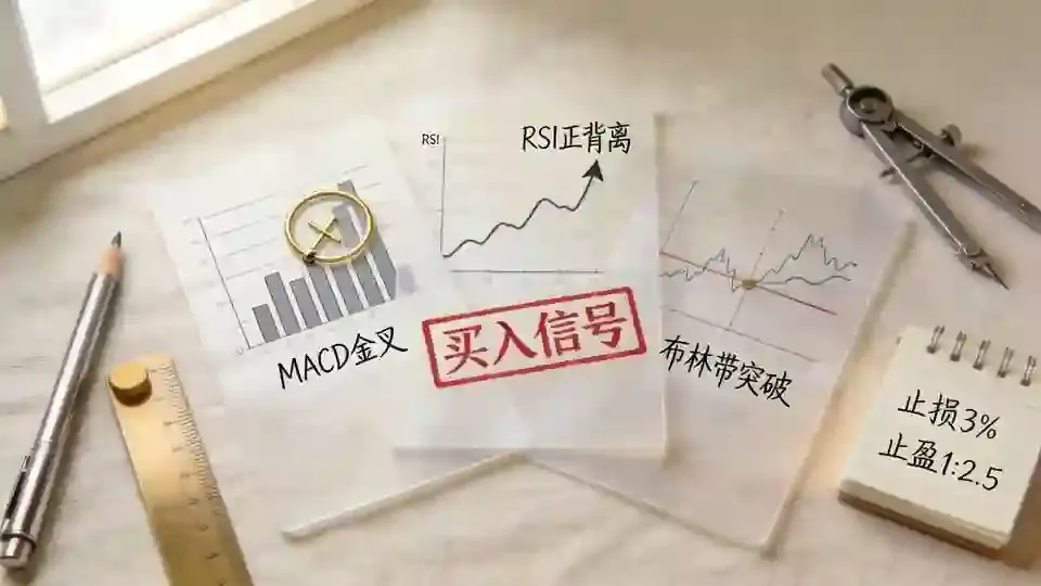 三指标卡叠合买入确认