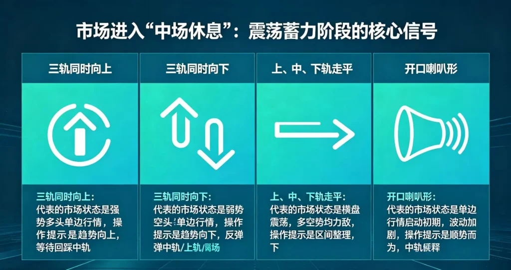 布林带形态对比图
