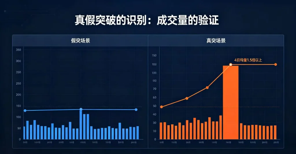 真假突破识别图
