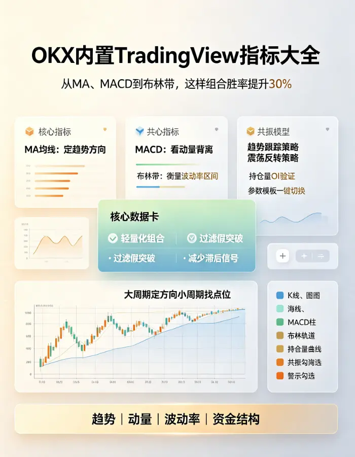 交易所内置TradingView指标大全：从MA、MACD到布林带，这样组合胜率提升30%