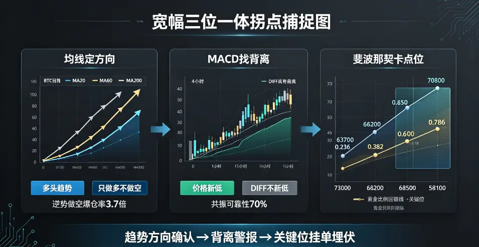 均线 MACD 斐波那契组合图
