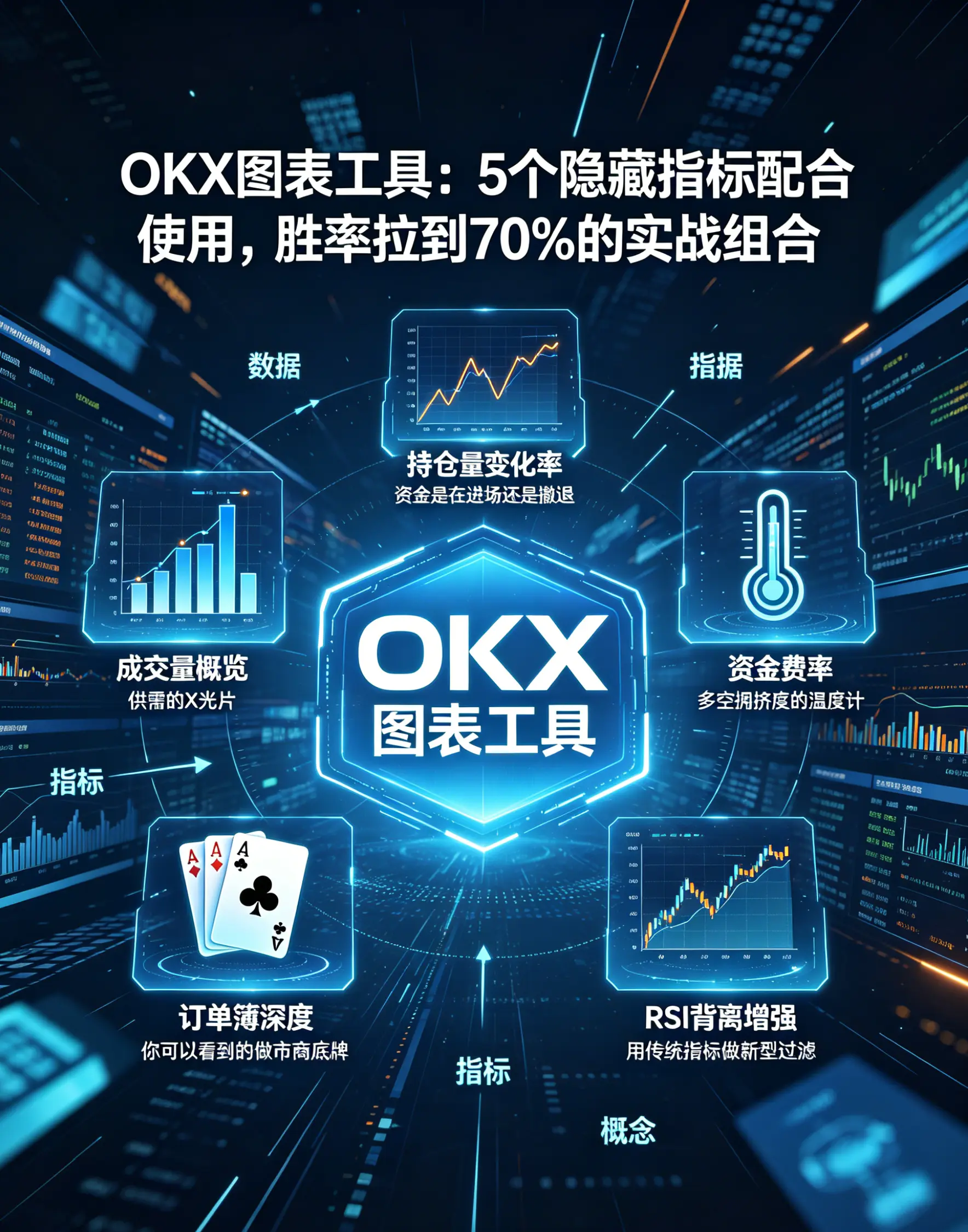 交易所图表工具:5个隐藏指标配合使用,胜率拉到70%的实战组合