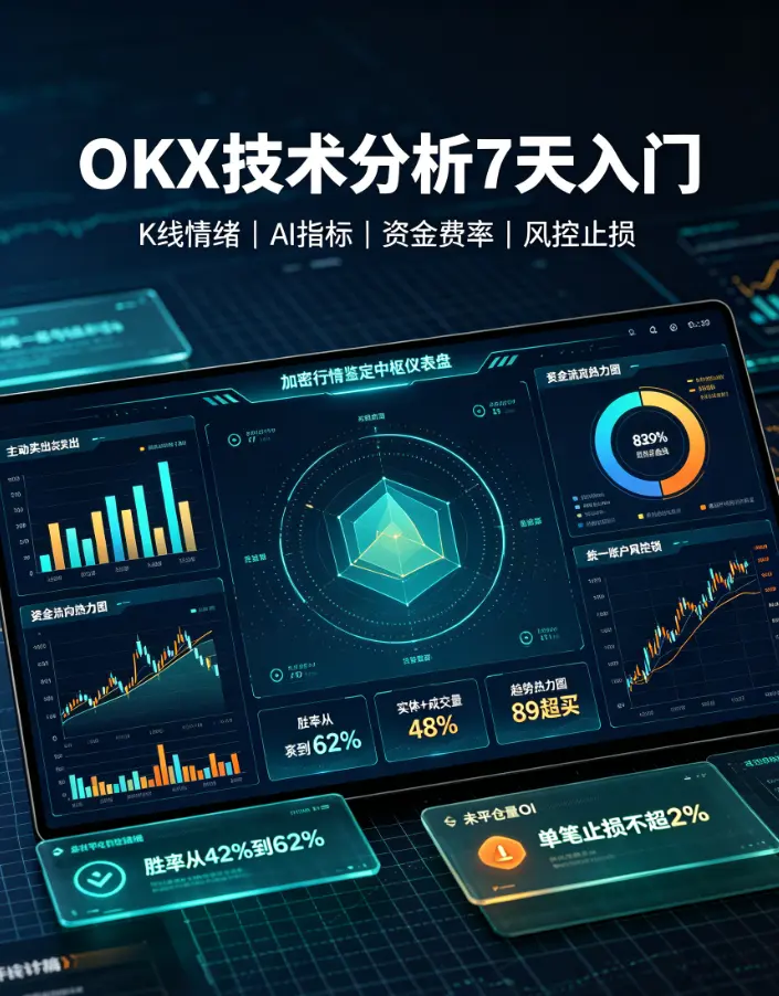加密货币技术分析全攻略：AI指标+统一账户风控，新手7天掌握行情研判