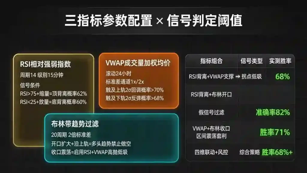 三指标参数配置信号矩阵