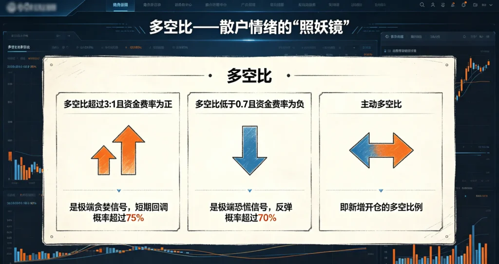 费率多空持仓三维数据图解