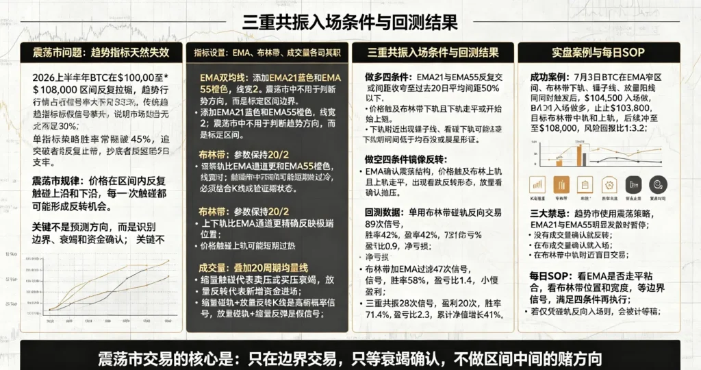 EMA 布林带成交量系统