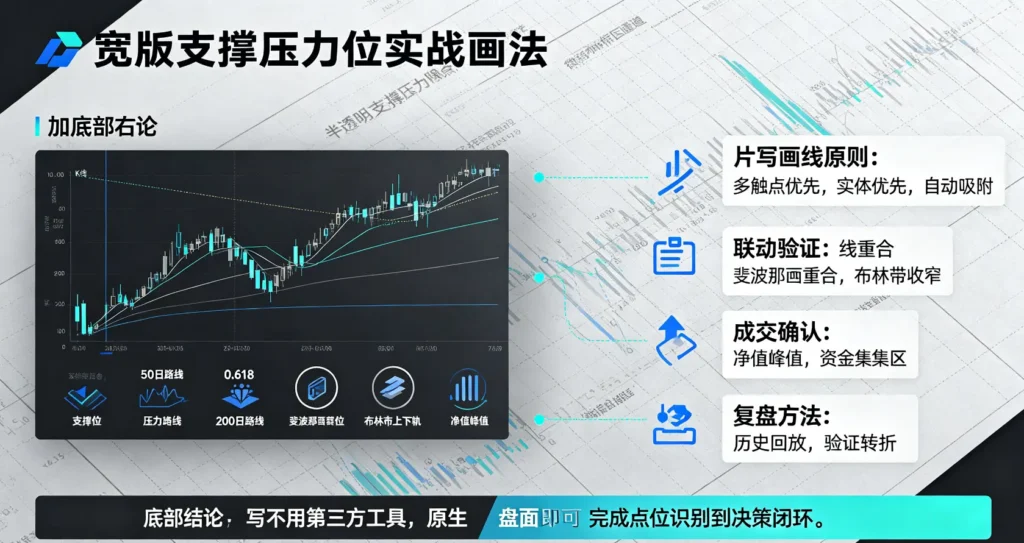支撑压力位实战画法